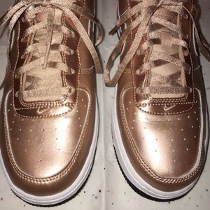 Nike Air Force Rose Gold Women’s Size 7